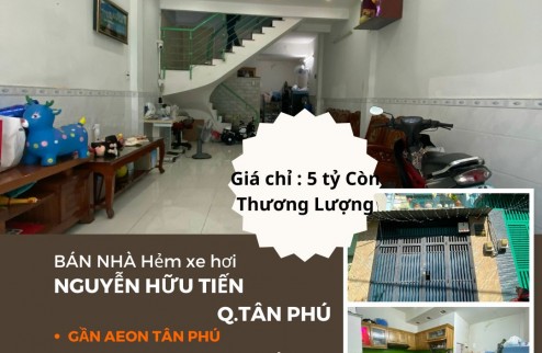 CHÍNH CHỦ bán nhà HXH Nguyễn Hữu Tiến 55m2, 1Lầu, 5tỷ